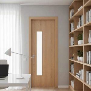 Cửa composite vân gỗ đẹp cho phòng ngủ, phòng làm việc, nhà phố hiện đại